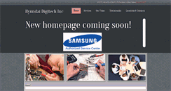 Desktop Screenshot of hyundaidigitech.com